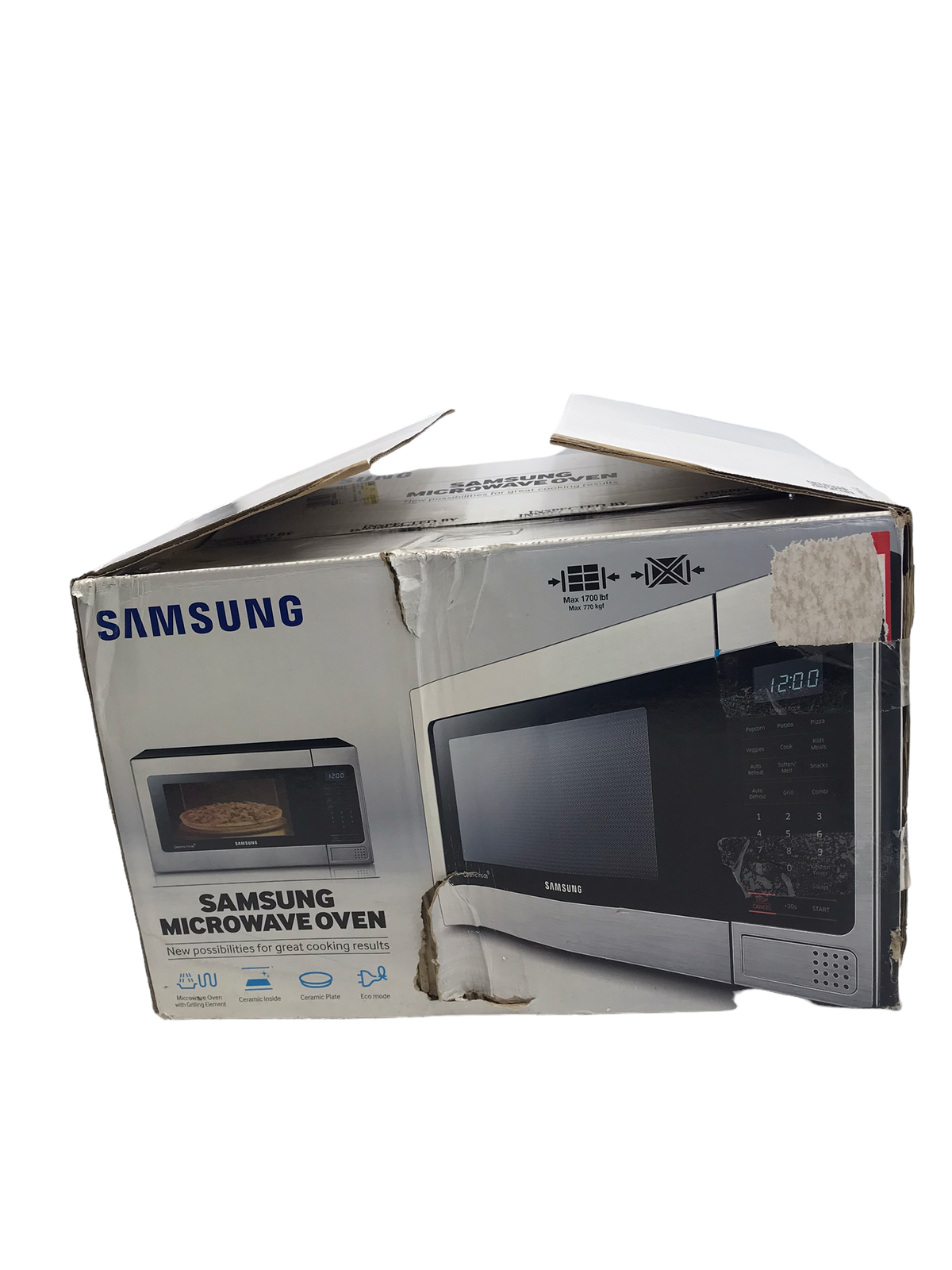Samsung Electronics MG11H2020CT Countertop Grill Microwave Black MP5917 Used