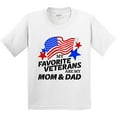 thumbnail image 3 of Inktastic My Favorite Veterans Are My Mom and Dad Youth T-Shirt, 3 of 5