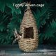 thumbnail image 4 of Garden Handing Nest Box Breeding Nest Grass Hand Woven Birdhouses For Outdoors Hanging, 4 of 5