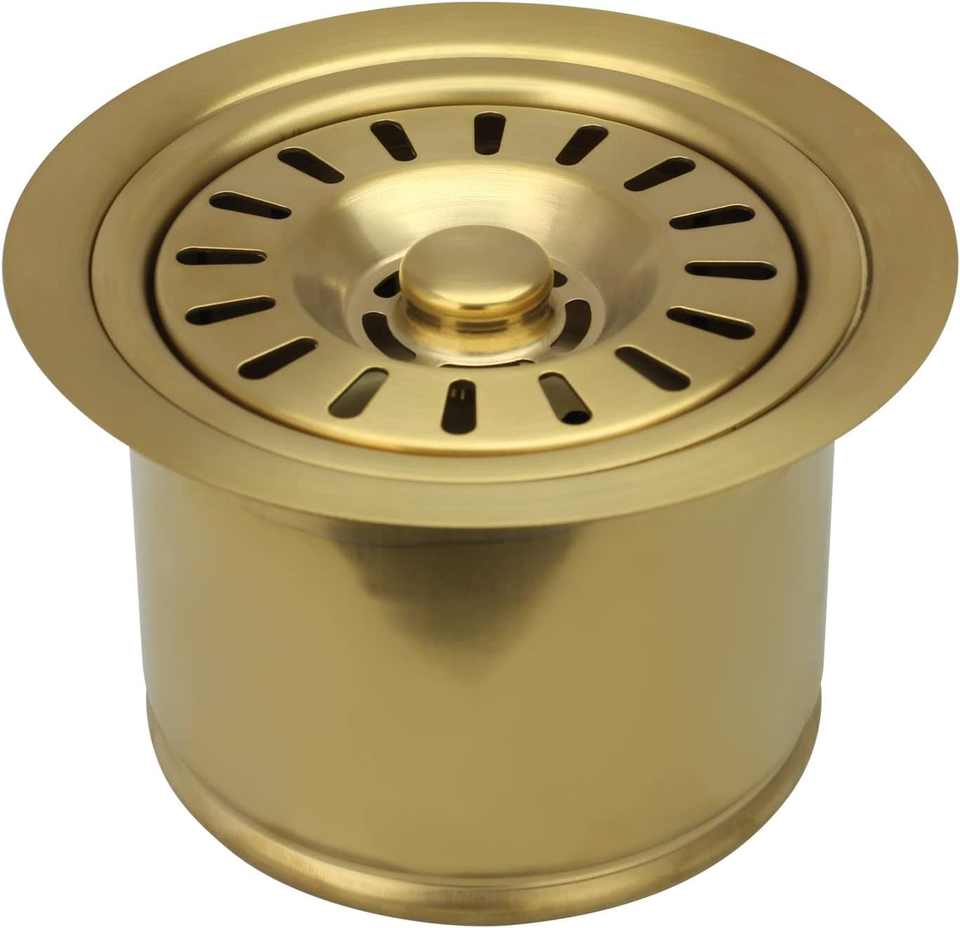 Kitchen Sink Oil Rubbed Bronze Finish Garbage Disposal Flange Stopper, One Size Disposal Rim, Fit 3-1/2 Inch Standard Sink Drain Hole 2.85" Height