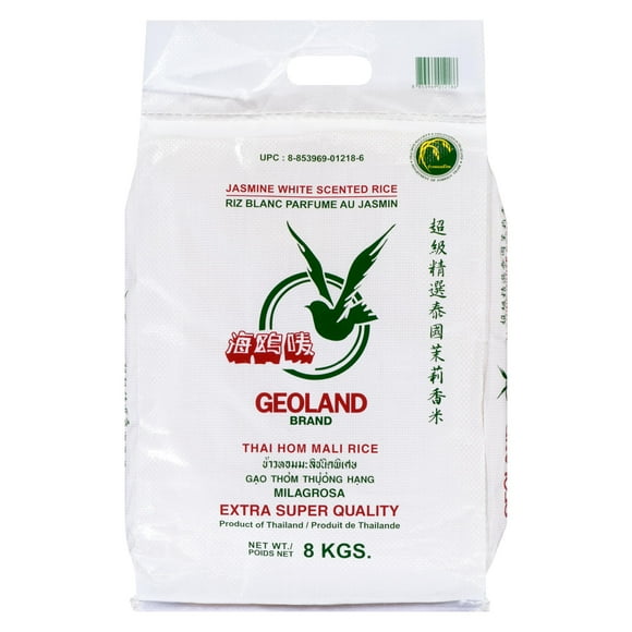 Geoland Riz parfumé au jasmin blanc 8kg 8 kg