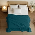 thumbnail image 3 of Utopia Bedding Flat Sheet - 1 Pack Queen, Teal - Soft Brushed Microfiber Fabric - Shrinkage & Fade Resistant Top Sheet - Easy Care Bed Sheet, 3 of 4