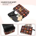 thumbnail image 3 of KUIFORTI Geometric figure Leather Crossbody Bags Portability Lightweight Medium Shoulder Handbags Hard-Wearing Fashion Small Bag with Removable Chain for Day & Night, 3 of 6