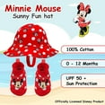 thumbnail image 2 of Disney Minnie and Mickey Mouse Sunny Fun Swim Hat and Booties Set - 0-12 Months, 2 of 7