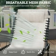 thumbnail image 4 of Outsunny Chaise Longue Pliante d'Extérieur, Chaise Longue Réglable à 4 Niveaux avec Appuie-Tête, Chaise de Bronzage Lit de Plage Inclinable Lit de Camp pour Camping, Randonnée, Cour Arrière, Beige, 4 of 9