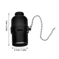 thumbnail image 3 of Shisuyan Ceiling Light Lamp Holder Lamp Base with Pull Chain Replacement E27 Lamp Holder with Pull Chain Ceiling Light Lamp Holder with Pull Chain Lampholder E27 Socket Holder, 3 of 9