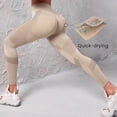 thumbnail image 6 of UngA Anti Cellulite 3D Leggings Womens Butt Lifting Tummy Control High Waisted Yogo Pants Resistance Band Compression Cellumove Workout Womens Legging Khaki,L, 6 of 6