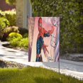 thumbnail image 4 of Bandera de jardín de temporada de Spider-Man, bandera de doble cara, bandera navideña para decoración navideña al aire libre., 4 of 8