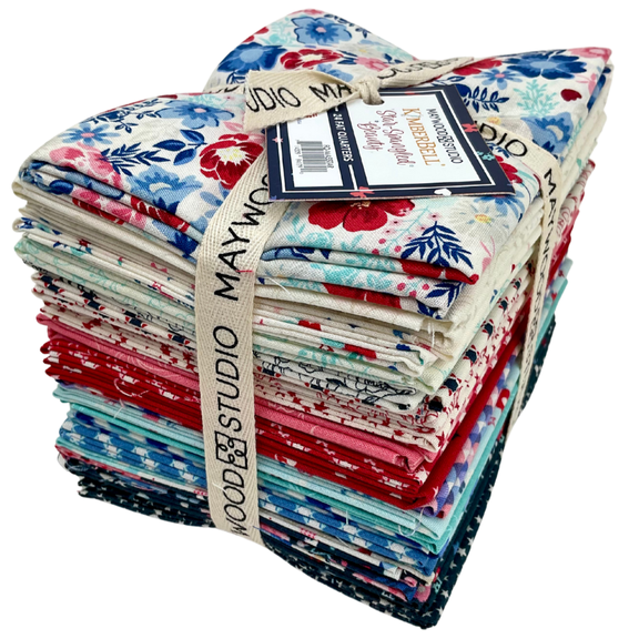 Maywood Studio - Star-Spangled Beauty Fat Quarter Bundle by KimberBell 24 pcs