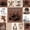 Brown Beige Black, variant on Erosebridal Vintage Western Patchwork Pattern Zipper Twin Comforter Sets with Fitted Sheet and 2 Pillowcases,Retro Cowboy Print Zipper Bedding Set,Brown Beige Black,Black Reversible