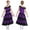 Purple, variant on Hansber Kids Girls Flamenco Dress Bull Dance Maxi Dress Spanish Dance Performance Costume Purple 14