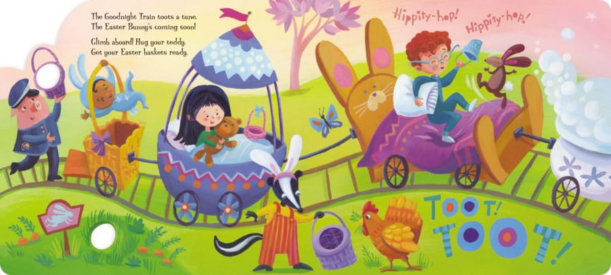 The Goodnight Train Series Board Book Set : The Goodnight Train; The Goodnight Train Rolls On! The Goodnight Train Easter by June Sobel (Board Book Collection)