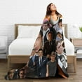 thumbnail image 7 of Chuck Bass Fleece Blanket for Couch - Throw Blanket Lightweight Ed Westwick Merch Super Soft Cozy Luxury Bed Blanket Microfiber and Throws for Sofa, 7 of 7