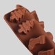 thumbnail image 4 of Advancent Molde de Chocolate de Navidad calcetines de muñeco de nieve árboles de Navidad molde de pastel de silicona galletas de caramelo Herramientas y accesorios para hornear, 4 of 6