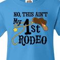 thumbnail image 4 of Inktastic No, This Ain't My 1st Rodeo Cowboy Hat and Lasso Youth T-Shirt, 4 of 5