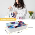 thumbnail image 5 of Peace Dove Portable PU Leather Necklace Organizer with Removable Compartment and Jewelry Boxes - Necklace Holder/Jewelry Box, 5 of 6
