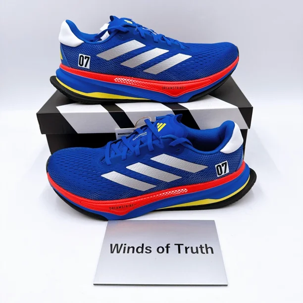 Ad-id-as Originals SUPERNOVA PRIMA JR2758 Lucid Blue Silver Red US 6.5 - 12 New
