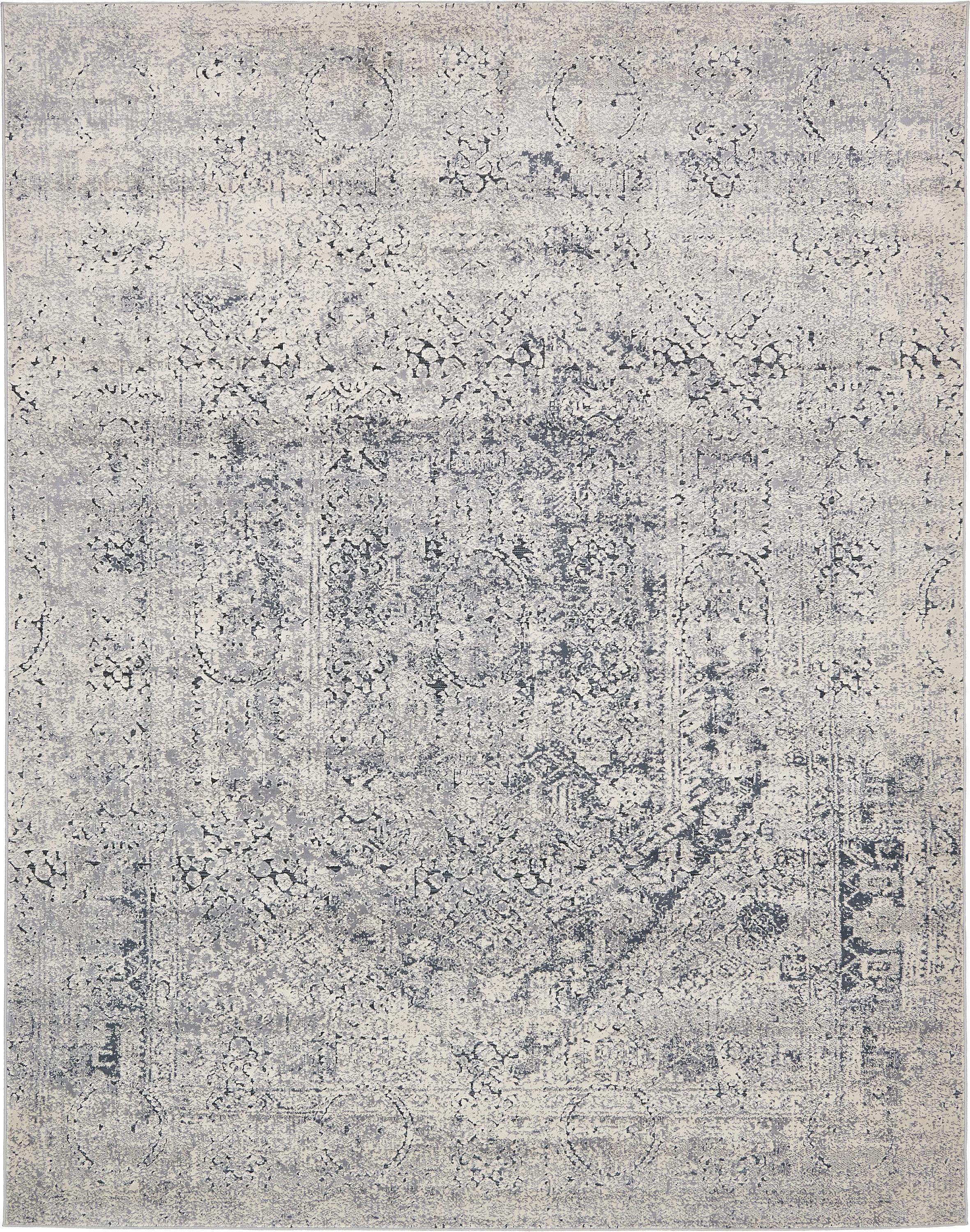 Unique Loom Quincy Chateau Vintage Distressed Area Rug or Runner