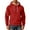Red A#001, variant on Havenx Men's Christmas Hoodies Long Sleeve Fuzzy Flannel Sweatshirt 2025 Solid Color Santa Hoodie Big and Tall Faux Fur Trim Xmas Winter Tops,Wine 2XL