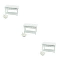 thumbnail image 2 of Youkk Mini-House Wash Basin With Drawer Furnishing Model Scale for Micro Bathroom Accessory Decoration Photography Kitchen Sink White 3Set, 2 of 6