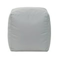 thumbnail image 1 of Pouf Gouchee Home Cube Soleil d'extérieur/d'intérieur argent – Pouf cube imperméable rembourré de billes de polystyrène, siège moderne et léger pour terrasse, patio ou salon, 1 of 5