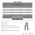 thumbnail image 3 of Hogleaql Mens Cargo Tactical Pants, Trendy Water Resistant Outdoor Work Ripstop Stretch Pants with Multi-Pockets Loose Fit Lightweight Solid Color Pant Complexion XL, 3 of 3