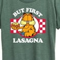 thumbnail image 3 of Garfield - But First Lasagna - Women's Short Sleeve Graphic T-Shirt, 3 of 5