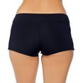 thumbnail image 2 of Women's Leilani E720054 Solids Beach Short Swim Bottom (Black 6), 2 of 3