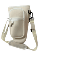 thumbnail image 1 of Personalización Bolsa para botella de agua Aganmi con bolsillo para teléfono para vaso moderno de 40 onzas, soporte para botella de agua con inicial brillante con correa ajustable para el hombro, bol, 1 of 3