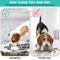 thumbnail image 4 of Halloween Pumpkin Ghost Pet Food Mat Absorbent Water Non-Skid 17x30 Inch Dog Bowl Mat Evil Pumpkin Ghost Dog Feeding Mat Dog Water Bowl Mat for Messy Drinker, 4 of 7