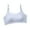 White, variant on CAIXIA Girls Sports Bras 7-8 Adolescent Girls Backless Bra with Fixed Cups and Adjustable Straps for Junior High and High School Students,12-14 Years