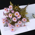 thumbnail image 3 of 11." Artificial Daisy Flowers 1PC UV Resistant Outdoor Flowers with Stems Wildflower Arrangements for Vase Home Garden Wedding Office Shop Decor Realistic Silk Floral Decorations, 3 of 3