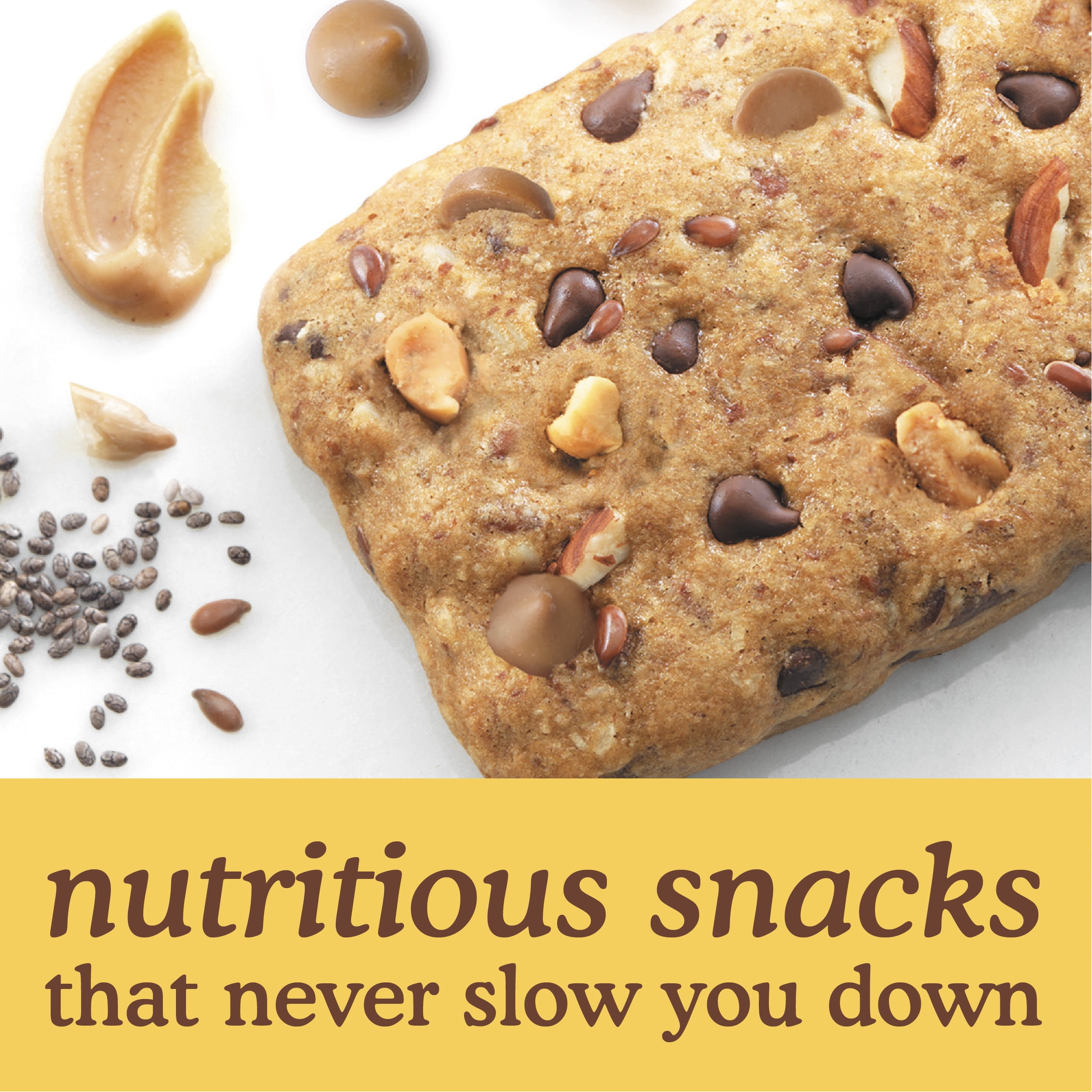 (6 pack) Simple Mills Soft Baked Almond Flour Bars, Peanut Butter Chocolate Chip, 5 Count