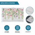 thumbnail image 6 of Colorful Flowers Placemats Set of 4, Spring Leaves Floral Botanical Wood Grain Placemats for Dining Table, Place Mats for Kitchen Tabletop, Waterproof Wipeable Dining Table Mats Set, 6 of 9