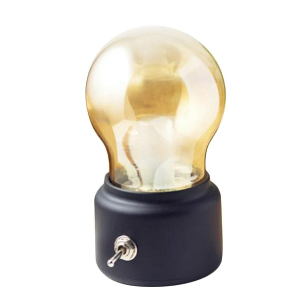 DC 5V Nightlight USB Recargable Bombilla Lámpara para Negro Gloria Lámpara de bombilla USB retro