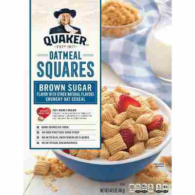Oatmeal Squares Brown Sugar Breakfast Cereal - 14.5oz - Quaker