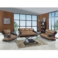 thumbnail image 2 of 114" Twoto Tone Leather Sofa Set, 2 of 2