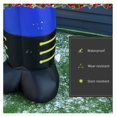 thumbnail image 4 of Giant 6ft Inflatable Nutcracker Soldier Yard Decoration - Festive Holiday Outdoor Decor, Red & Black, Durable Polyester, LED Lights, Easy Setup, 4 of 9