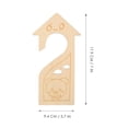 thumbnail image 2 of Raindrops 6Pcs Clothing Size Dividers Beige Wooden Closet Divider for Fast Clothes Sorting, 2 of 5