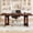 Walnut, variant on 71" Modern Dining Table for 6-8 People, Rectangular Wooden Tabletop with Heavy Duty T-Shaped Pedestal Legs for Kitchen & Dining Room-Table Only