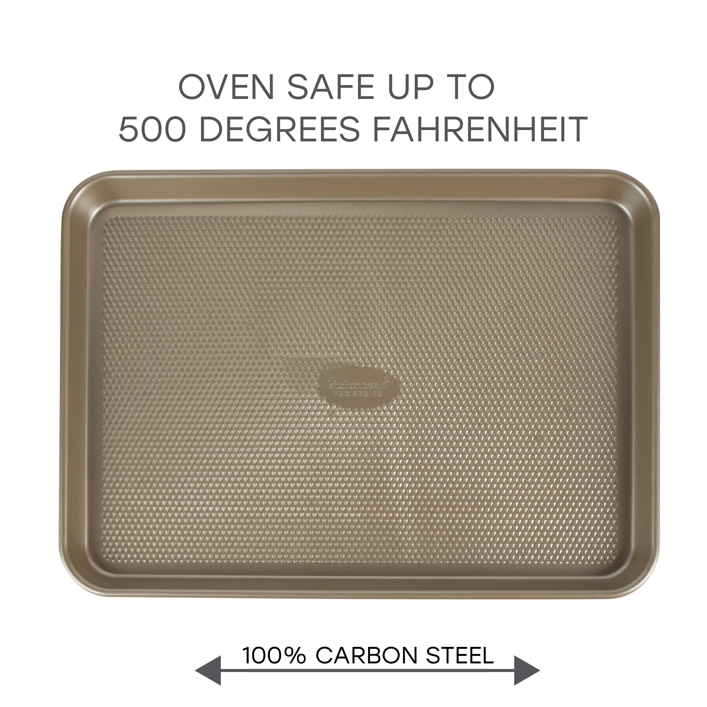 Kitchen Details Pro Series 17.5" x 11.8" Large Nonstick Baking Sheet with Diamond Base