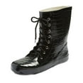 thumbnail image 3 of Forever Young Women's Short Shaft Rain Boots, Olive, Size 8, 3 of 3