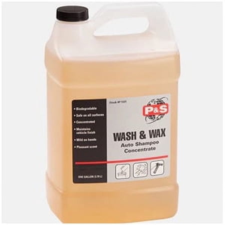 P&S Detail F1501 Wash & Wax Car Shampoo Concentrate Car/Auto Detailing 1 Gallon