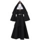 thumbnail image 1 of Disfraz de monja fantasma para Halloween, disfraz de monja de terror de Santa Vida, disfraz de sacerdote, 1 of 4