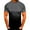 Dark Gray, variant on Gradient Cotton T-Shirts for Mens，Summer Round Neck Tee Short Sleeve Blouses Ultra Soft Textured Absorb Sweat Quick Dry Tee Shirts Light Breathable T-Shirts Beach Gym Workout Running Casual Tee