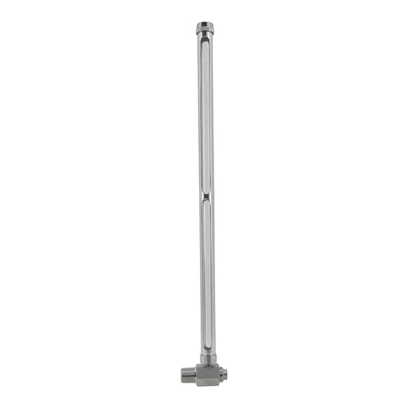 Siruishop Vision Gauge Professional Water Level Gauge Vision Glass with Adapter 1/2NPT 40.5cm