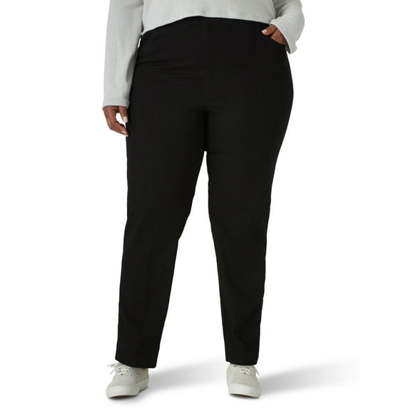 Chic Women's Plus Stretch Twill Pull On Pant