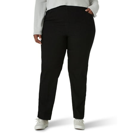 Chic Women's Plus Stretch Twill Pull On Pant