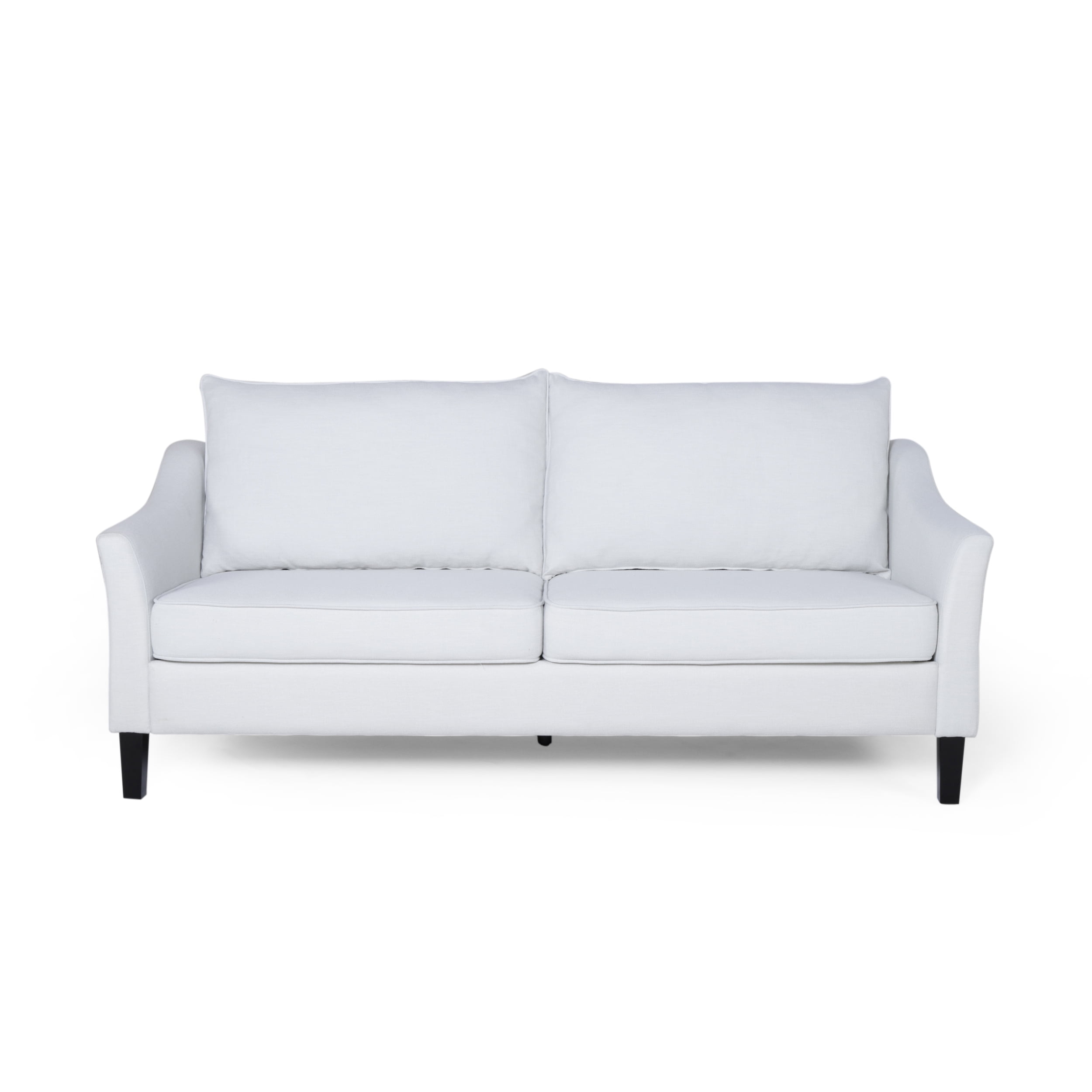 Tess Contemporary Fabric 3 Seater Sofa Beige And Dark Brown Com Tess Contemporary Fabric 3 Seater Sofa, How Much Fabric To Cover A Three Seater Sofa