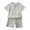 Gray, variant on Lovskoo 0-3Years Baby Boy Girl Clothes Summer Outfits Crepe Gauze T-Shirt Short Sleeve Shorts With Pocket Two Piece Set Multi-Color Style Navy